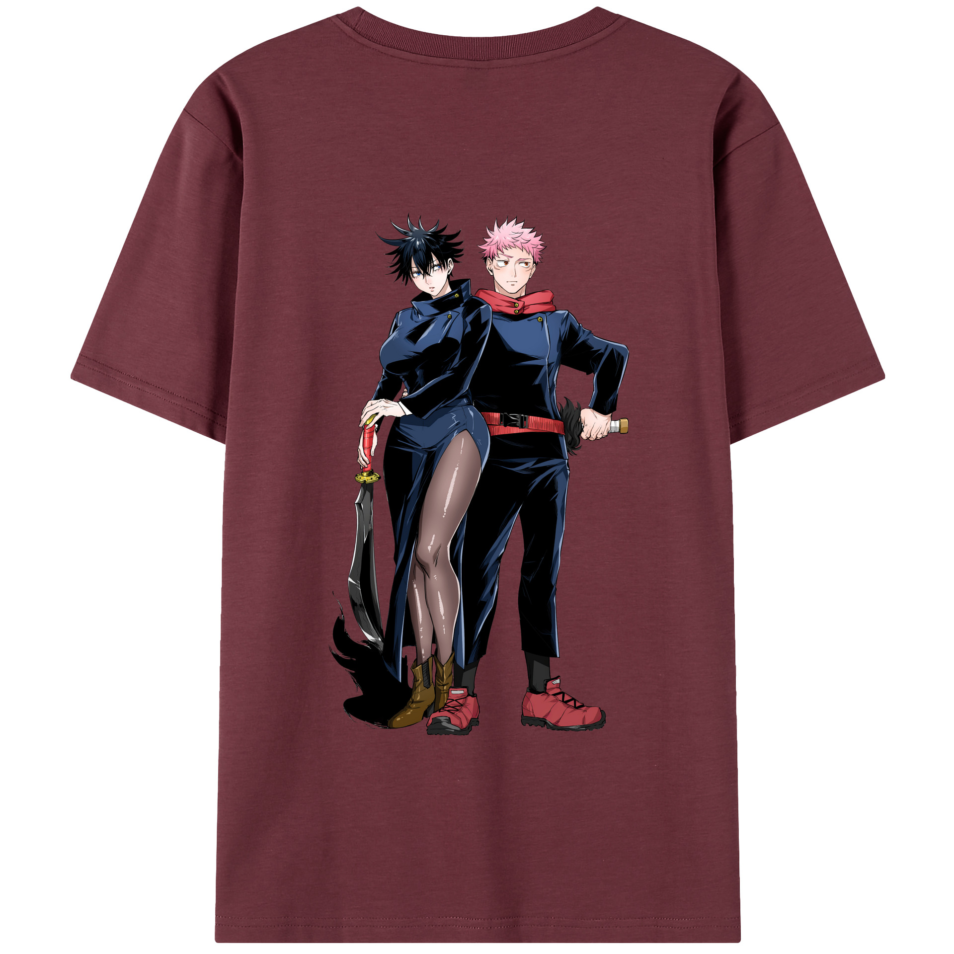 （画像用） 呪術廻戦 Jujutsu Kaisen 綿100％半袖Tシャツ（背面プリント）